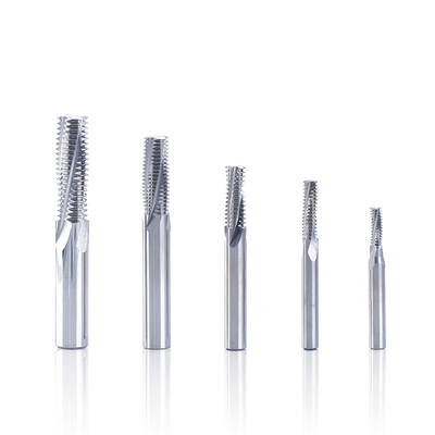 Teeth Carbide Thread Cutting End Mill Berbagai Jenis Pemotong benang tungsten OEM