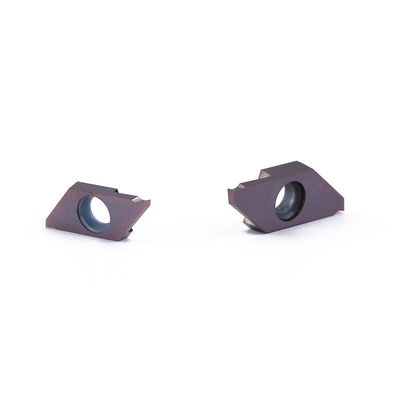 TKF12 Diameter Kecil Carbide Grooving Insert Untuk Bagian Kecil Baja Bubut CNC