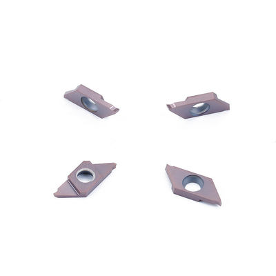 TKF16 Diameter Kecil Carbide Cutting Sisipan Baja Bagian Kecil Untuk Bubut CNC