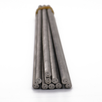 Pengeboran Dan Reamers Batang Tungsten Carbide Padat Dengan Dua Lubang Heliks 15 °