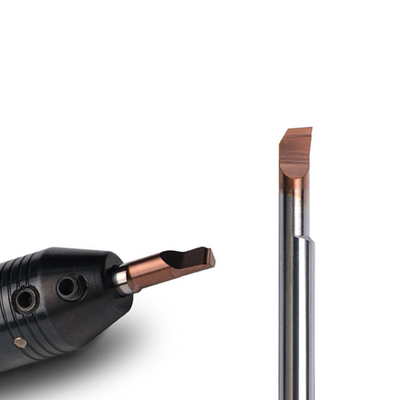 Carbide Boring Tools untuk finishing lubang internal di mini menghidupkan kembali lathes