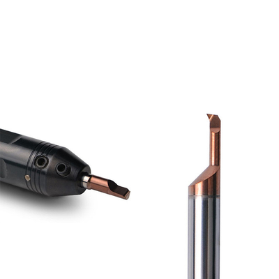 Mengunci Precision MBQR Profiling Tool Untuk Interior Hole Finishing Dalam Mini Turning Lathe
