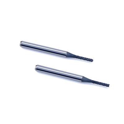 3.175mm Solid Carbide Milling Cutters Untuk Mesin PCB Board Dan Circuit Board Dengan Double Spiral Flute