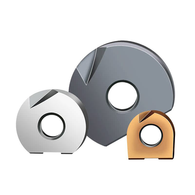 Superior Carbide Milling Inserts untuk memproses permukaan melengkung Dan Arc Grooves Kinerja kecepatan tinggi