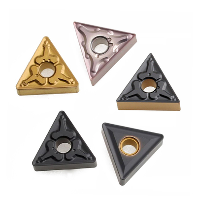 Sisipan Bubut Karbida TNMG160404-TM Untuk Pemesinan CNC Paduan Titanium Sisipan Bubut Aluminium