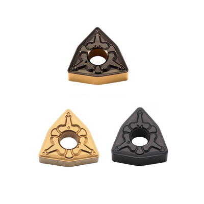 WNMG080404-TM Inserts Turning Karbida CNC yang dapat digantikan untuk bahan nonferrous paduan suhu tinggi