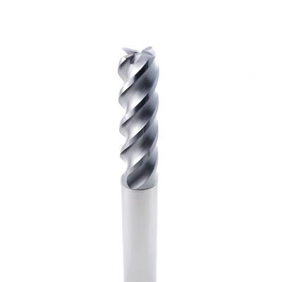 Carbide U-Channel End Mill 4 Flute AlCrN Dilapisi untuk baja ringan