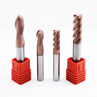 6mm Carbide Ball Nose End Mill 2 Flutes untuk Pengolahan Logam