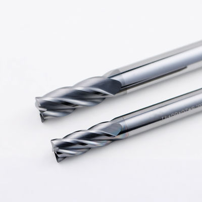 Mata End Mill Sudut Radius Karbida 6mm 4 Flute ALCRN Dilapisi