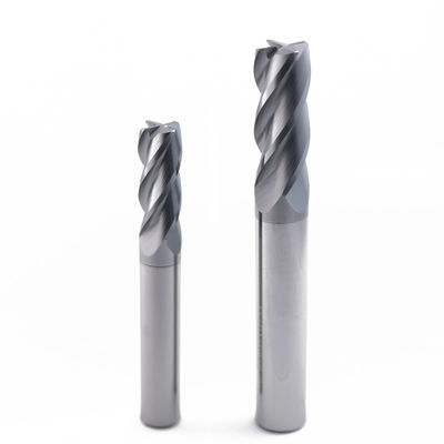 Mata End Mill Sudut Radius Karbida 6mm 4 Flute ALCRN Dilapisi