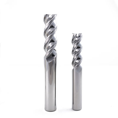 Carbide U-Groove End Mill untuk Aluminium 3 Flute DLC Coated