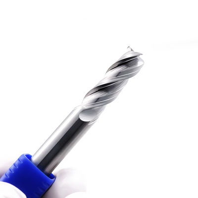 Mata End Mill Karbida 3 Flute untuk Pemesinan Aluminium yang Dipoles Cermin