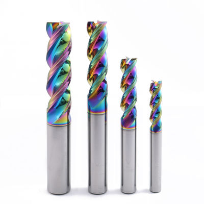 Carbide 3-Flute DLC Coated End Mill untuk Aluminium dan Tembaga