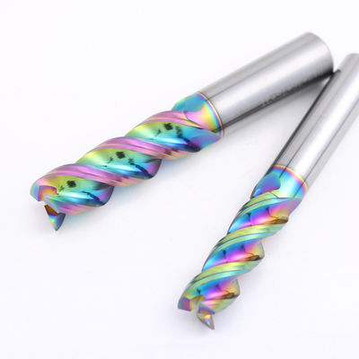 Carbide 3-Flute DLC Coated End Mill untuk Aluminium dan Tembaga